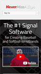 Mobile Screenshot of nevermissasign.com